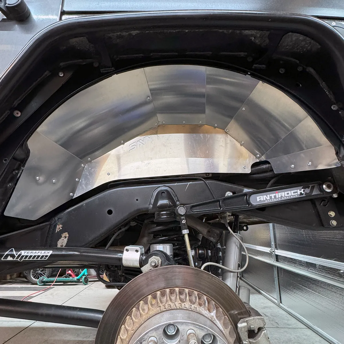 0718 Wrangler Rear Fender Inner Liner Raw product image