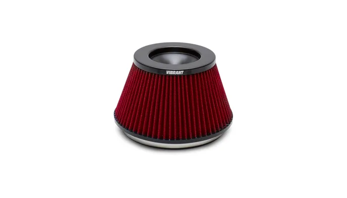 The Classic Performance Air Filter; 6 in. Inlet ID; 5 in. Filter Cap OD; 7.5 in. Filter Base OD; 5.375 in. Height; product image