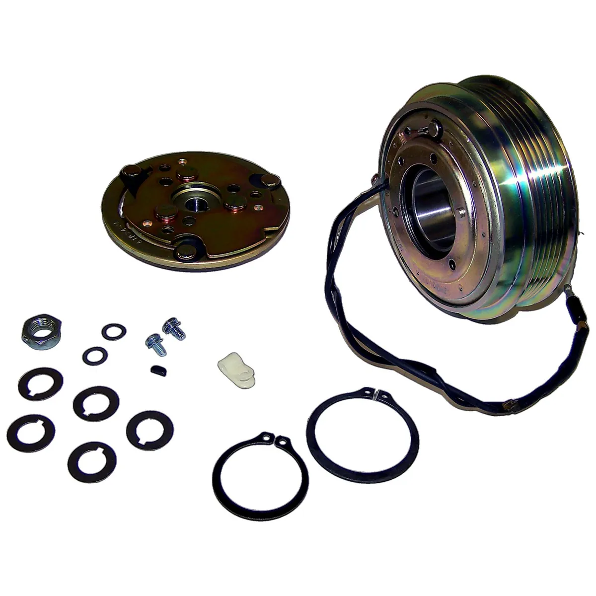 Compressor Clutch 1987-1990 YJ Wrangler w/ 2.5L Engine w/ Wide Cylinder Head; 1987-1990 XJ Cherokee w/ 2.5L Engine w/ Wide Cylinder Head; 1987-1990 MJ Comanche w/ 2.5L Engine w/ Wide Cylinder Head; 1987-1990 XJ Cherokee w/ 4.0L Engine; 1987-1990 MJ Co product image