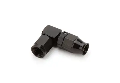 Fragola Performance Systems #4 Real Street 90 Deg. Forged Hose End Black For Ptfe Hose