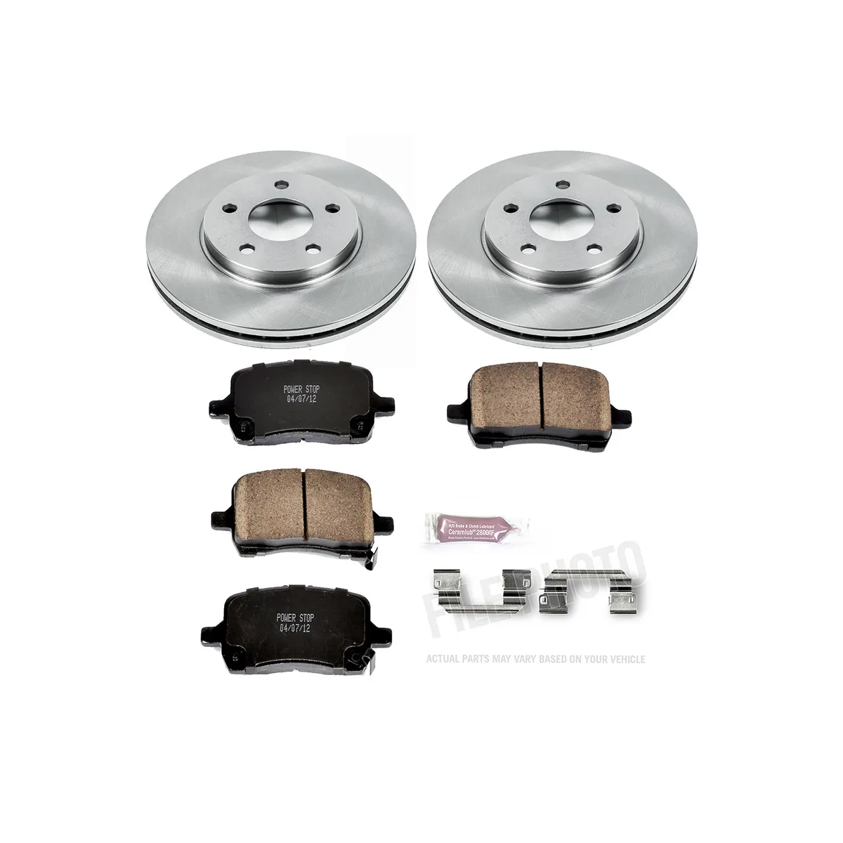 Autospecialty Brake Kit Front 2004-2008 Chevy Malibu 2006-2007 Pontiac g6 product image