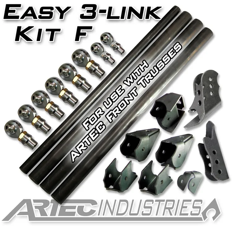 Easy 3 Link Kit F for Artec Trusses Yes Outside Frame Ford 85-91 Front Passenger Rear Driver Artec Industries product image