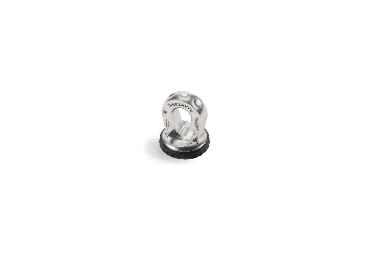 Factor 55 00355-05 Splicer Xtv 3/16-1/4 Synthetic Rope Splice-On Shackle Mount -- Silver product image