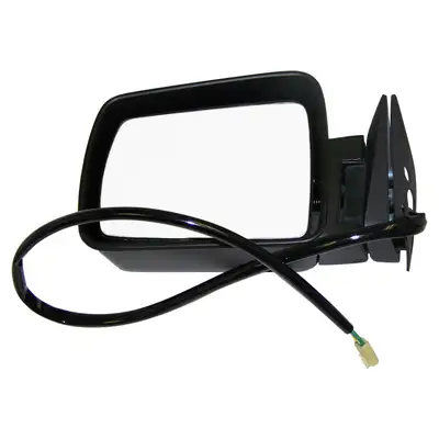 Crown Automotive Jeep Replacement Crown Automotive Jeep Replacement 55075433 Left Power, Folding Black Mirror for 1984-1996 Jeep XJ Cherokee, MJ Comanche