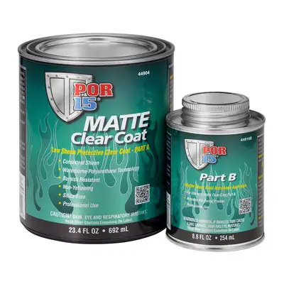 POR-15 Matte Clear Coat - Qt.