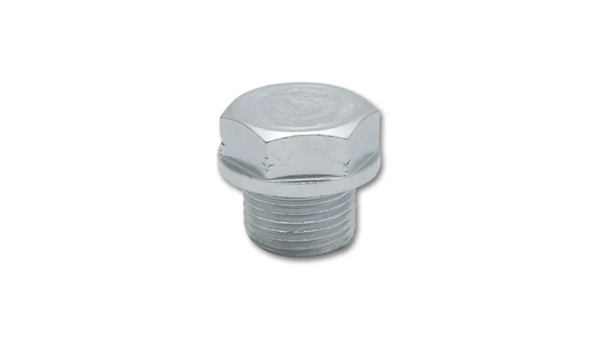 Hex Bolt Oxygen Sensor Bung Plug; M18 x 1.5 Thread Size; Zinc Plated Mild Steel; 5 pcs.; product image