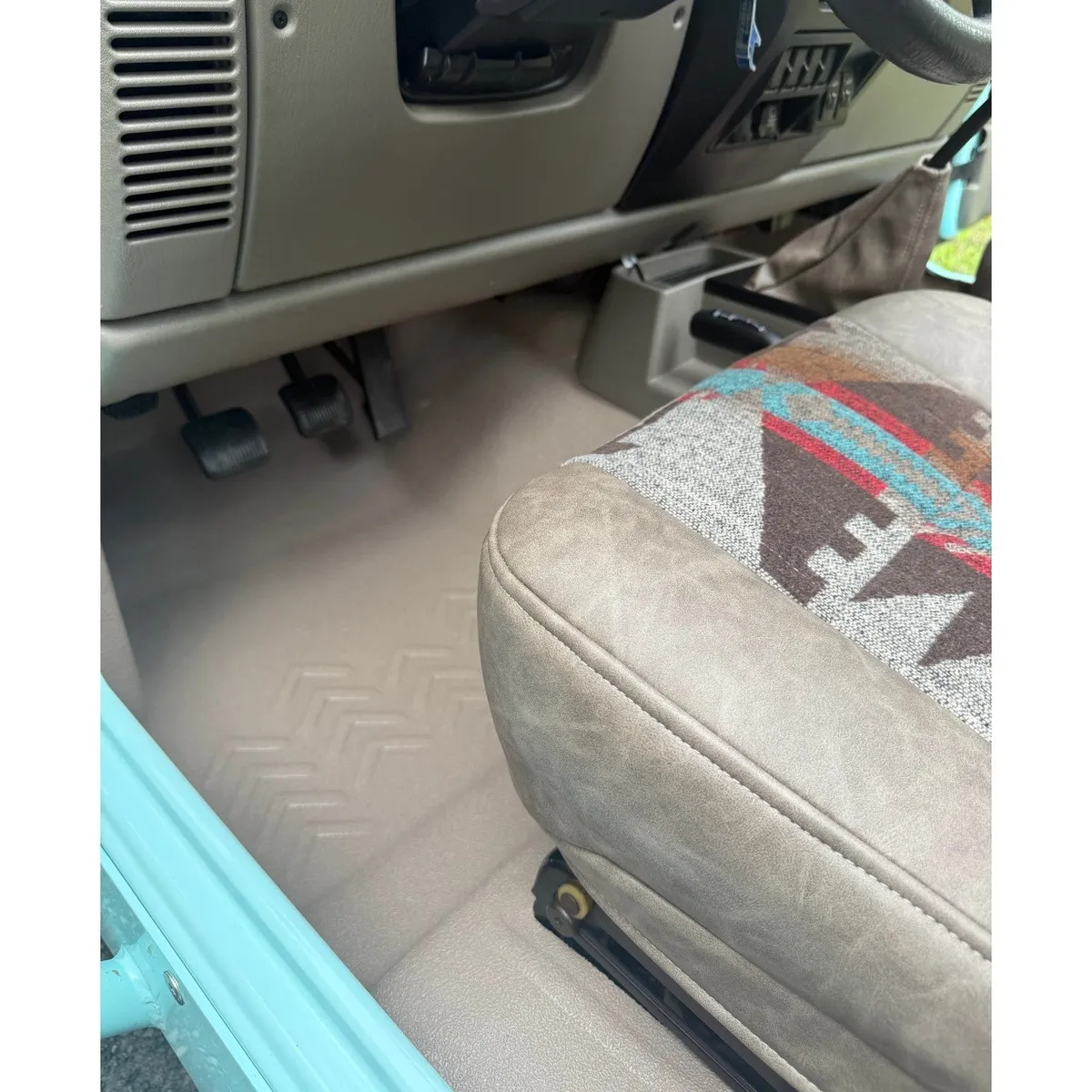 98-06 Wrangler TJ 2dr full vehicle kit front and rear flooring cargo mat wheelhouse covers (l/r) mesa smoke product image