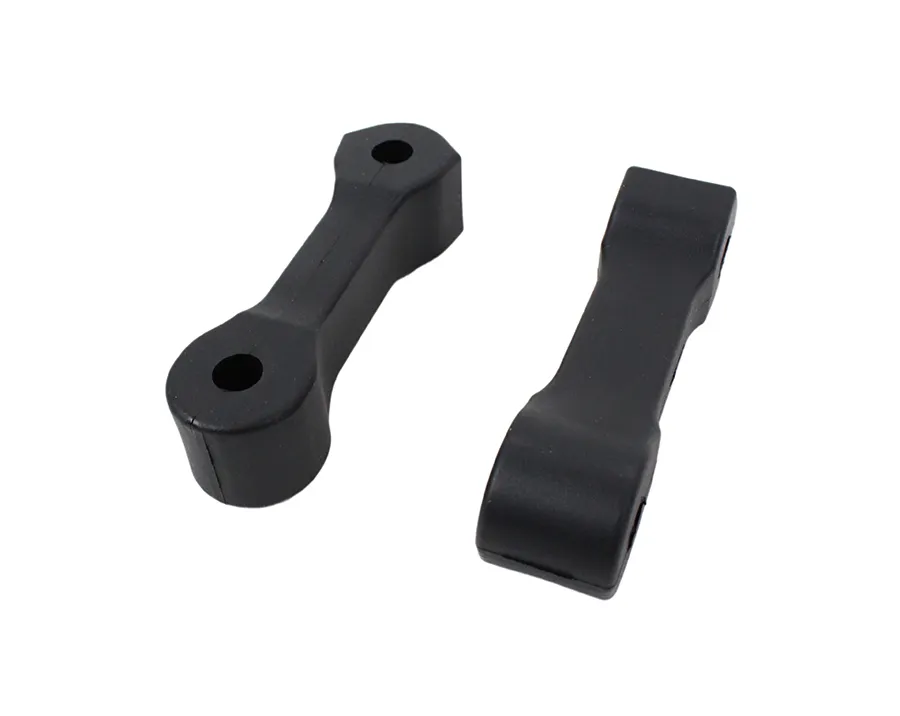 Jeep TJ Replacement Hood Catch Rubbers Pair 97-06 Wrangler TJ Textured Black Kentrol product image