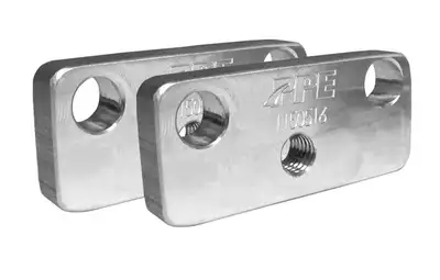 Pacific Performance Engineering LB7 Fuel Rail Mount Kit Use With LBZ Intake Runner Upgrade Silver PPE Diesel