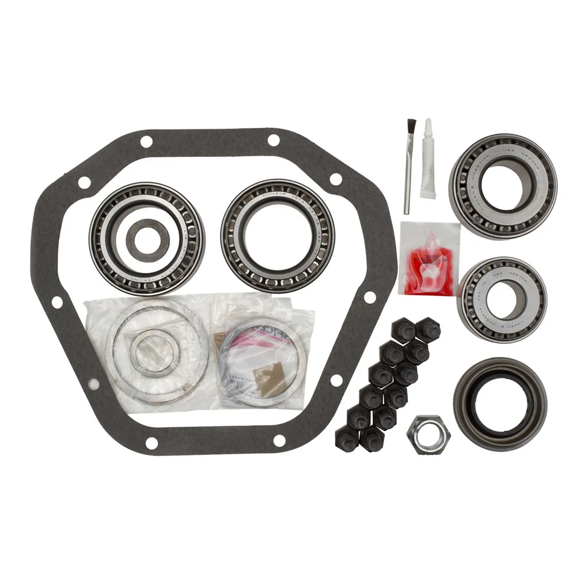 Eaton Eaton Master Differential Install Kit; Front/Rear; Dana 60; 10 Cover Bolts; 12 Ring Gear Bolts; 35 Axle Spline; 29 Pinion Spline; Both Rotation;