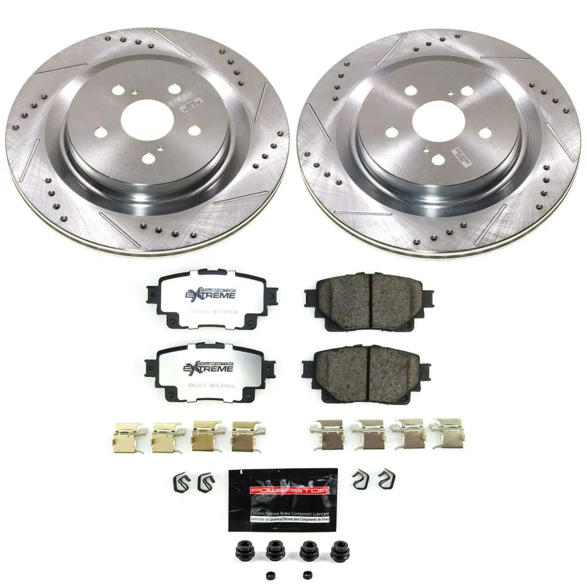 Z36 Truck/Tow Upgrade Kit: Drilled/Slotted Rotors; Carbon-Fiber Ceramic Pads W/Hardware product image