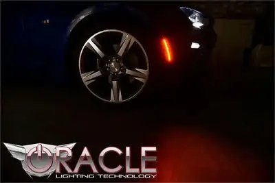 Oracle Lighting 9900-020 - 2016-2019 Chevrolet Camaro ORACLE Concept Sidemarker Set - Tinted - No Paint