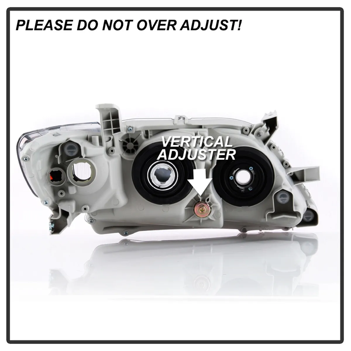 0709 Camry Halogen OE Headlights Black product image