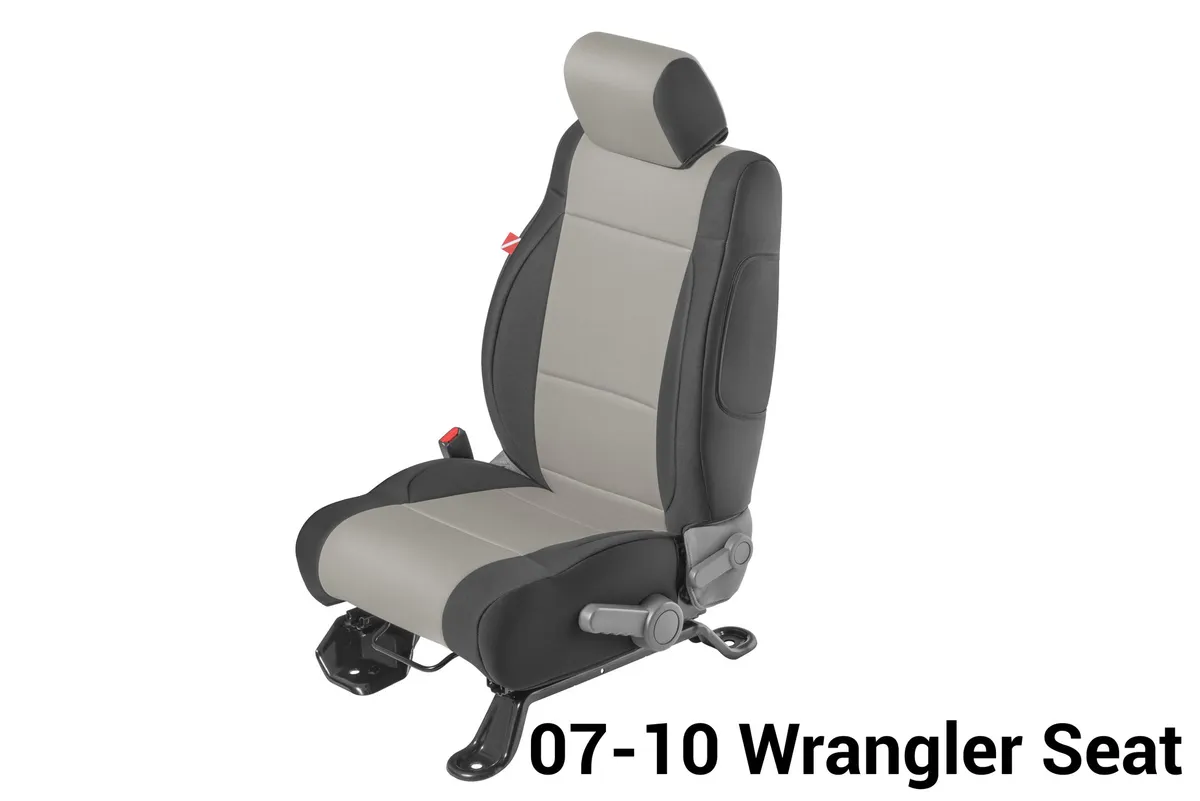 Diver Down Wrangler JK Unlimited Seat Cover for 08-10 Jeep JK Unlimited Gray Neoprene Pair Diver Down