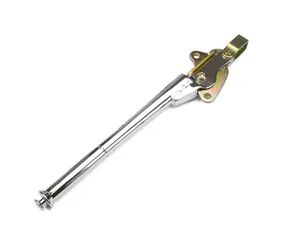 Lokar Transmount Emergency Hand Brake; 11 in.; Incl. Mounting Hardware; Steel; Chrome;