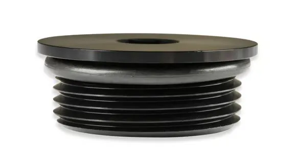 Earl's -12 AN Port Plug w/ O-Ring Seal, Black Anodized Aluminum product image