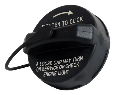 Crown Automotive Jeep Replacement Nonlocking Fuel Cap w/ Tether For 2018+ Jeep JL Wrangler w/ 2.0l 3.6l Engines