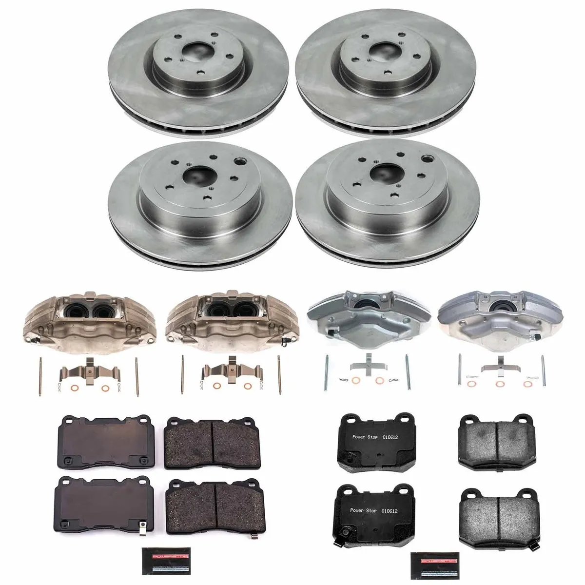 Front And Rear Subaru Impreza 2014-2008 Wrx Sti 2017-2015 Autospecialty Kit w Cals product image