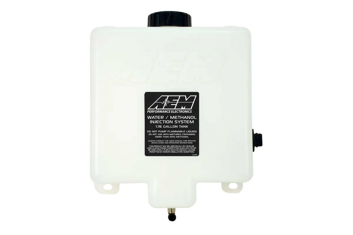AEM Electronics AEM Water/Methanol Injection Reservoir - 1.15 Gallon Capacity w/ Fluid level Sensor