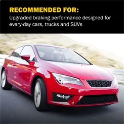 Rear Z23 Evolution Sport Carbon Fiber Infused Ceramic Brake Pads product image