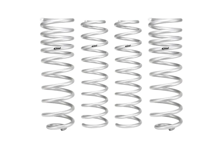Eibach Springs 20c Gladiator Rubicon +2.0 In +2.0 In Prolift Springs Silver