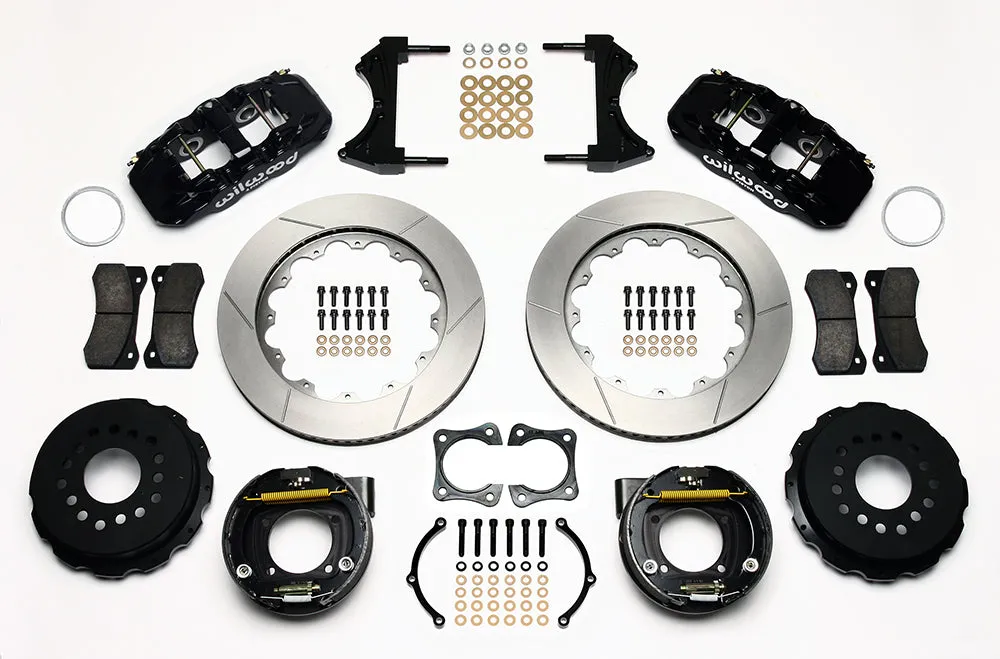 Wilwood Brakes 1964 - 1974 Buick, Chevrolet, Oldsmobile, Pontiac AERO4 Big Brake Rear Parking Brake Kit - 140-10953