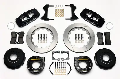 Wilwood Brakes 1964 - 1974 Buick, Chevrolet, Oldsmobile, Pontiac AERO4 Big Brake Rear Parking Brake Kit - 140-10953