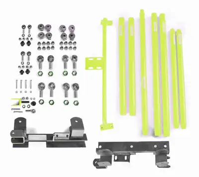 Steinjager Suspensions 1997-2002 Long Arm Travel Kit DOM Tubing, Manual Transmission Gecko Green