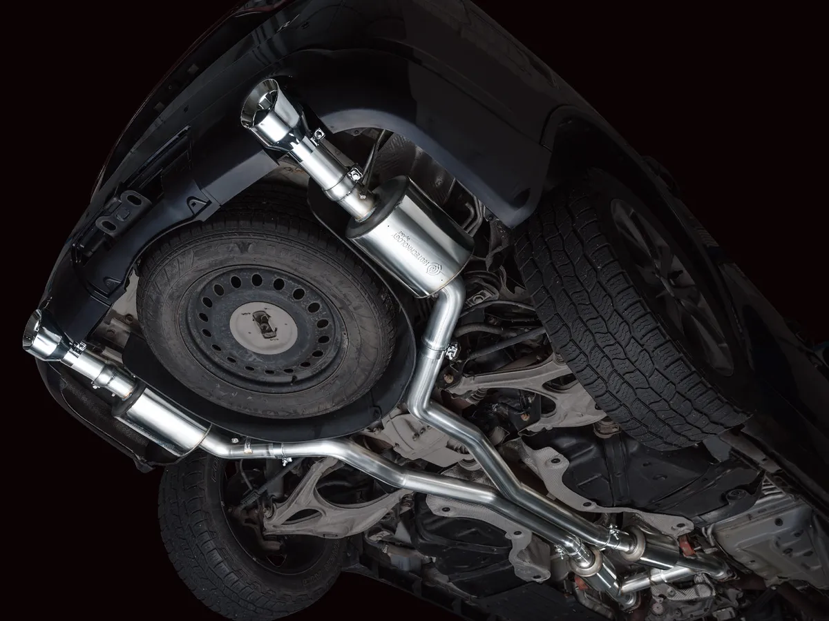 AWE Track Edition Exhaust for Dodge Durango 3.6 / 5.7 - Chrome Silver Tips product image