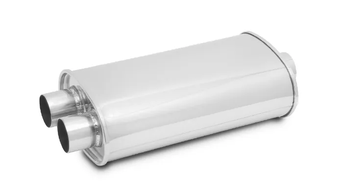 STREETPOWER Oval Muffler; Oval; 3 in. Inlet ID; 5 in. H; 9 in. W; 15 in. Body L; 20 in. Overall L; 2.5 in. OD; Center/Dual Location; product image