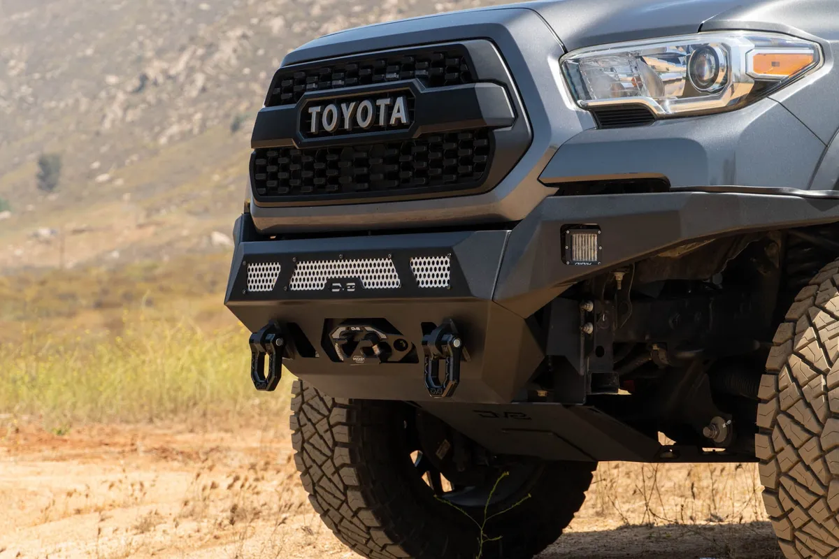 2016-2023 Toyota Tacoma DV8 Offroad Mto Series Winch Front Bumper product image