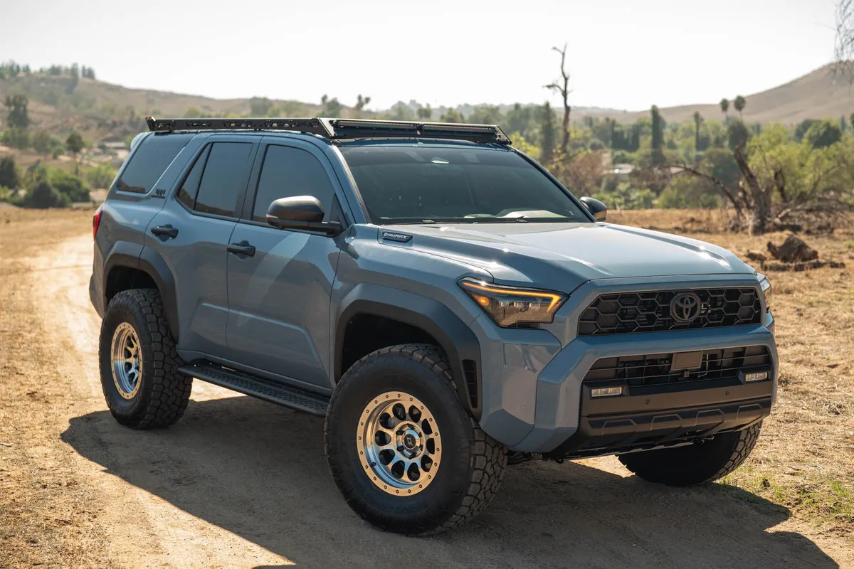 DV8 OFFROAD 2025-2026 4Runner Roof Rack Light Cutout Fairing RRTF3-02L product image