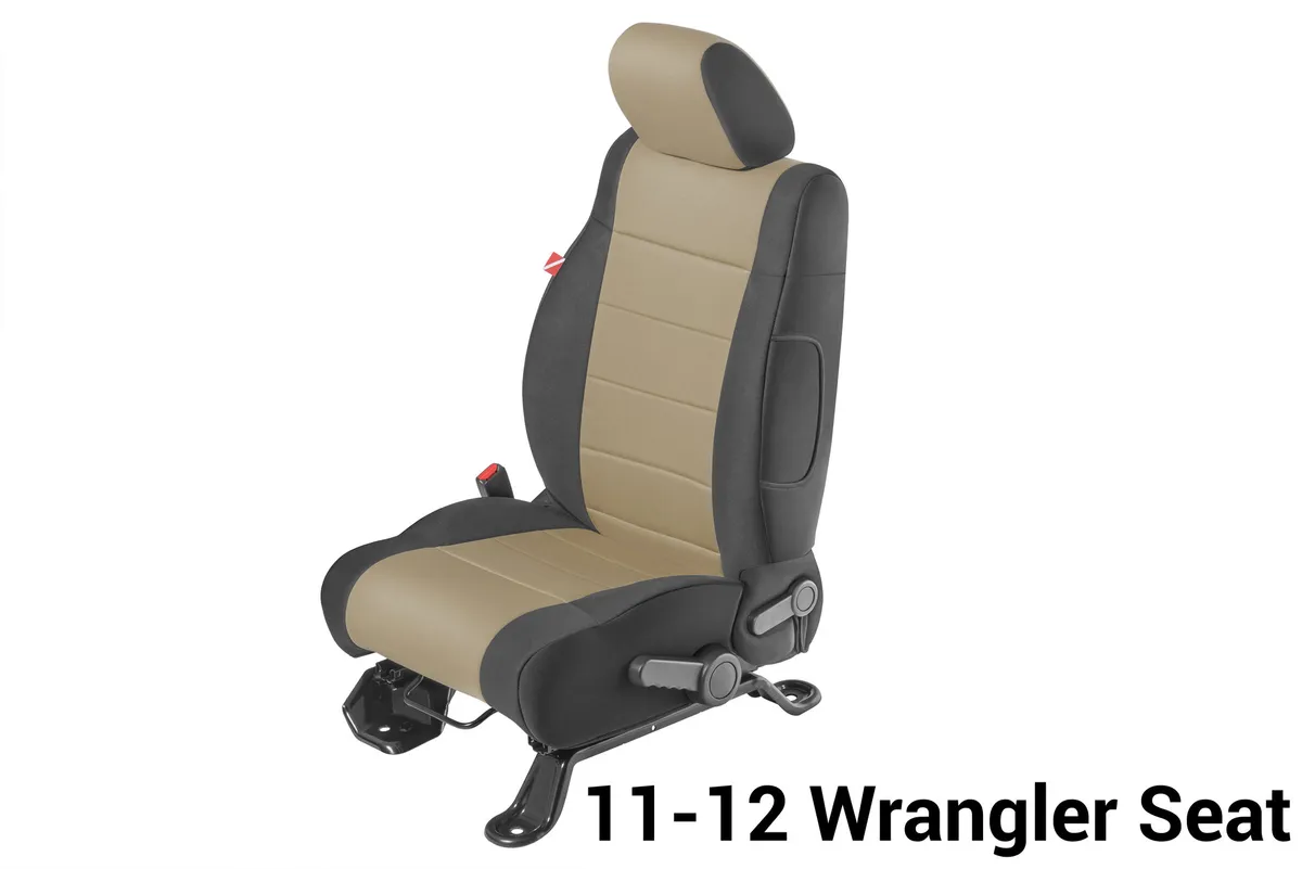 Wrangler JK Seat Cover for 07-10 Jeep JK Tan Neoprene Pair Diver Down product image