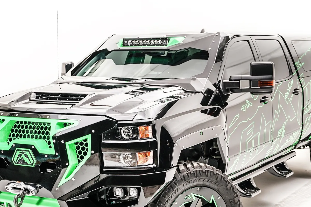 ViCowl Light Insert; 2 Stage Black Powder Coated; 4 Light Insert; For use w/ViCowl; product image