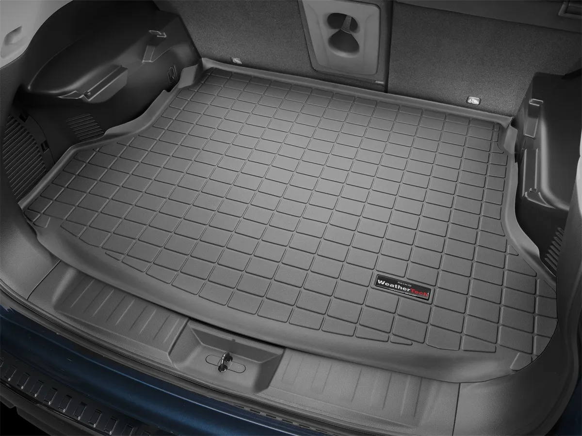Black Cargo Liners Nissan Rogue 2014 + Fits 5-passenger models; fies with cargo tray fitted in the top position product image