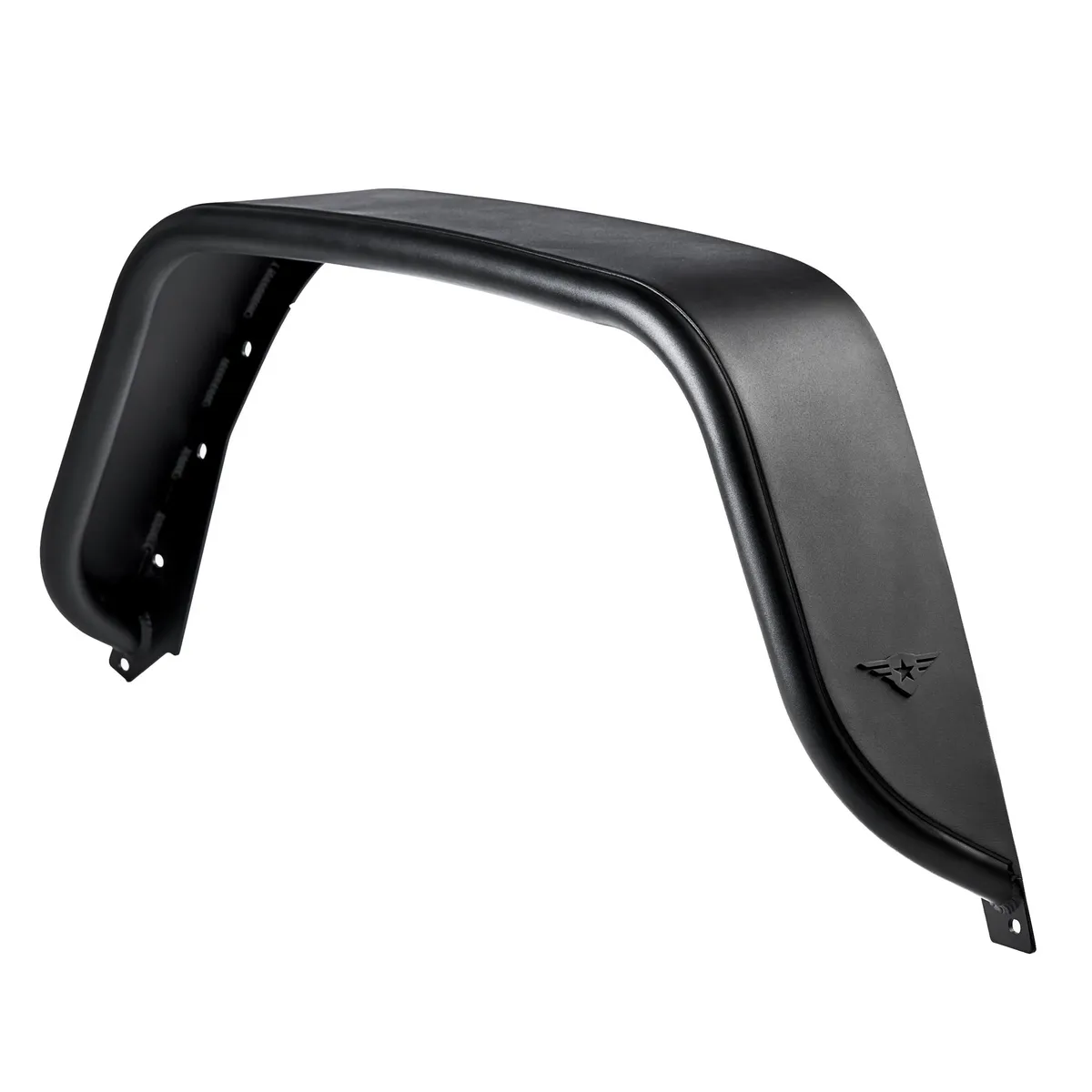 20c Wrangler JT Full Assault Black Aluminum Fender Kit Black Rear product image