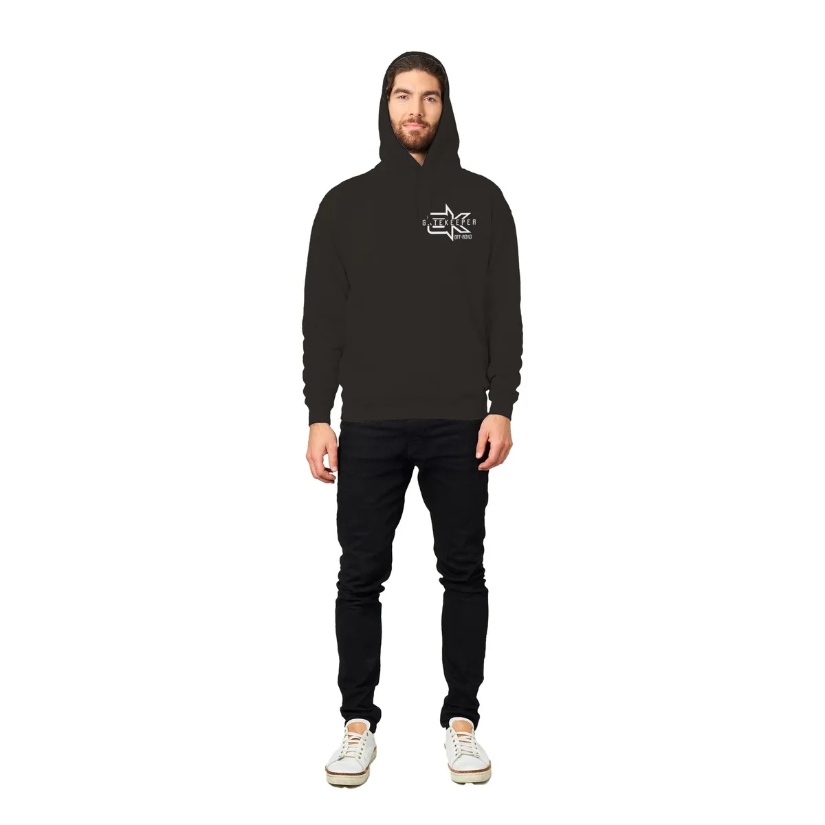 Gatekeeper Off-Road Premium Unisex Pullover Hoodie (B&W) product image