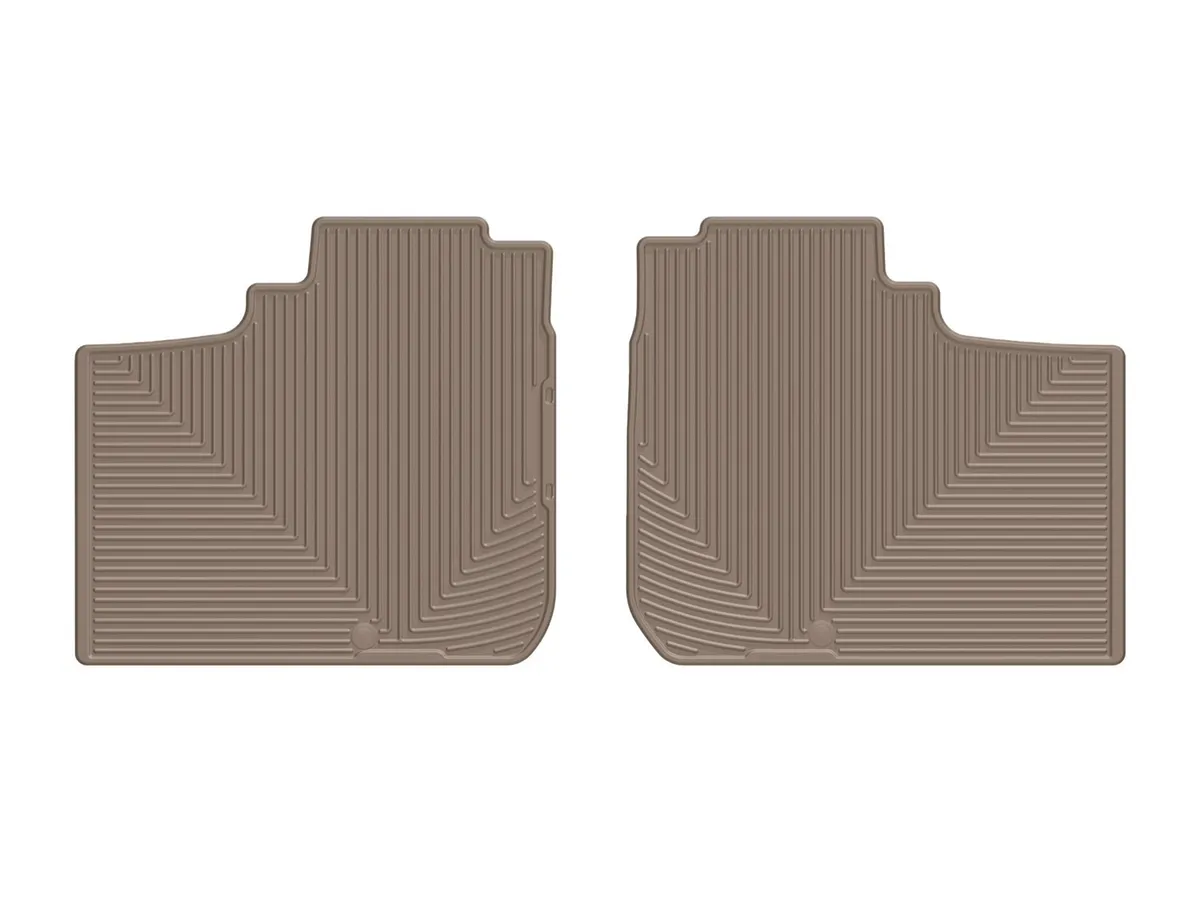Weathertech Rear Rubber Mats Dodge Ram Truck 1500 2019 + Tan Crew Cab 2nd row