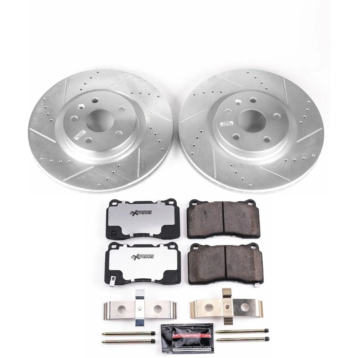 Z26 Street Warrior Upgrade Kit: Drilled/Slotted Rotors; Carbon-Fiber Ceramic Pads W/Hardware product image