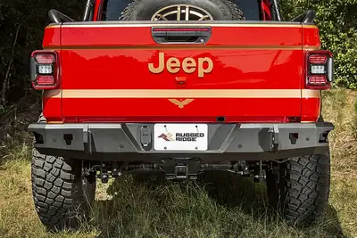 Rugged Ridge Hd Bumper Rear; 2020 Jeep Gladiator Jt