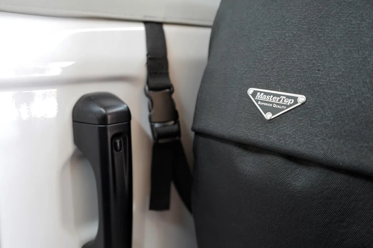 5 Layer Full Door Cab Cover 2018-2024 Jeep JL Wrangler 2Dr W/Factory Soft Top Folded DownGray MasterTop product image