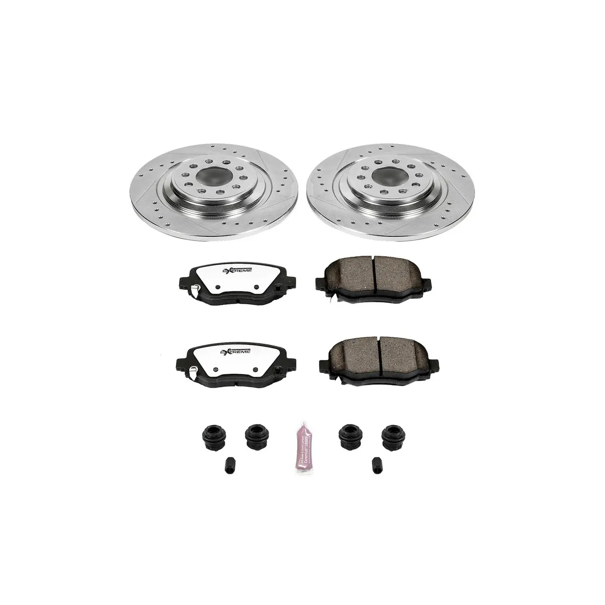 Z36 Truck/Tow Upgrade Kit: Drilled/Slotted Rotors; Carbon-Fiber Ceramic Pads W/Hardware product image
