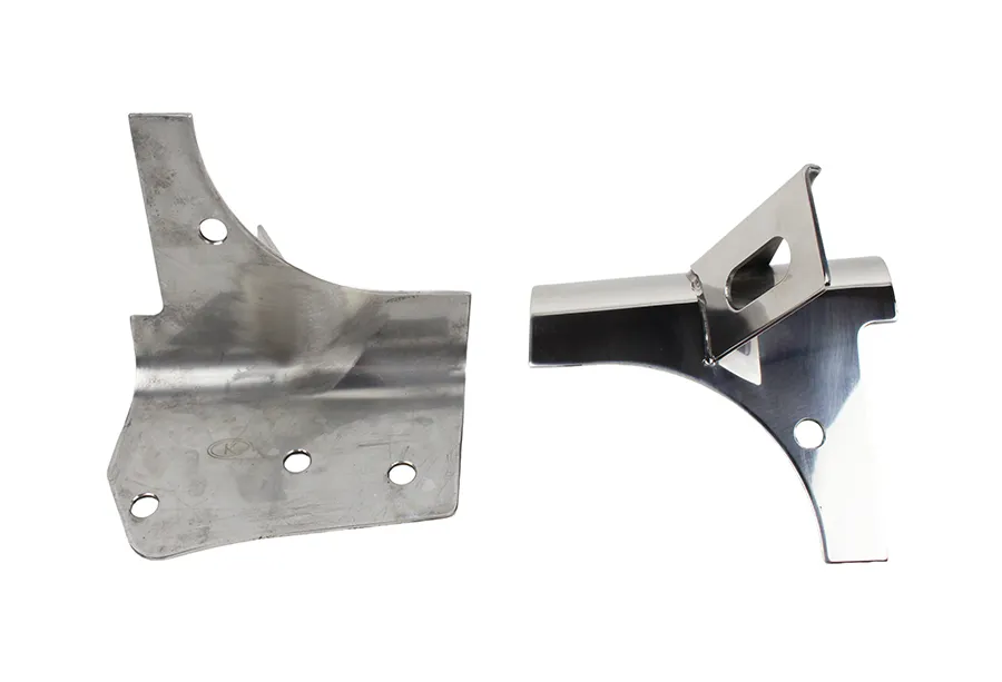 Jeep TJ Light Bracket Pair 97-06 Wrangler TJ Polished Silver Kentrol product image