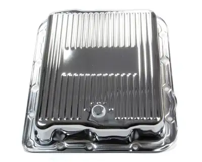 Racing Power Company GM 700R4/4L60E Trans Pan Chrome Steel Finned