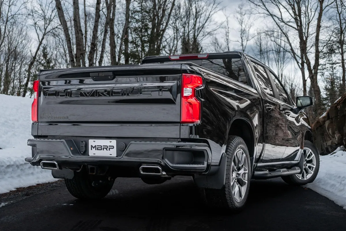 2019-2021 Chevy/GMC 1500 T409 Stainless Steel 3 Inch Muffler Bypass MBRP product image