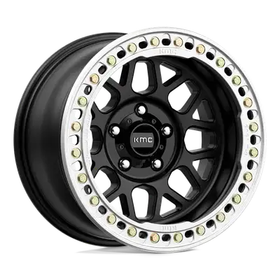 KMC Wheels Grenade Crawl Beadlock 17x8.5 6x5.5 00mm Machined