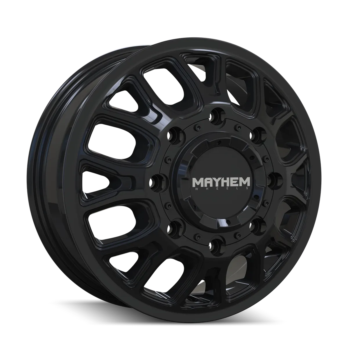 Mayhem Cogent Dually (8107d) Gloss Black 17x6.5 8210 125mm 154.2mm