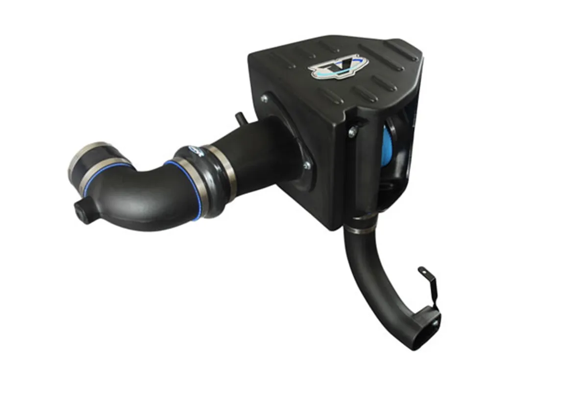 Cold Air Intake Kit; Incl. Closed Filter Box/Air Duct/PowerCore® Filter/Connectors/Clamps; product image