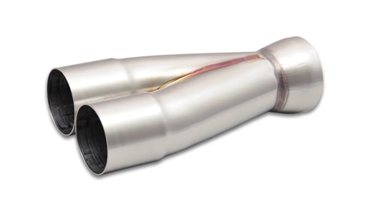 Vibrant Performance - 10355 - 2-1 Merge Collector, 2 in. Inlet I.D. x 2.5 in. Outlet O.D., 8.13 in. Overall Length product image