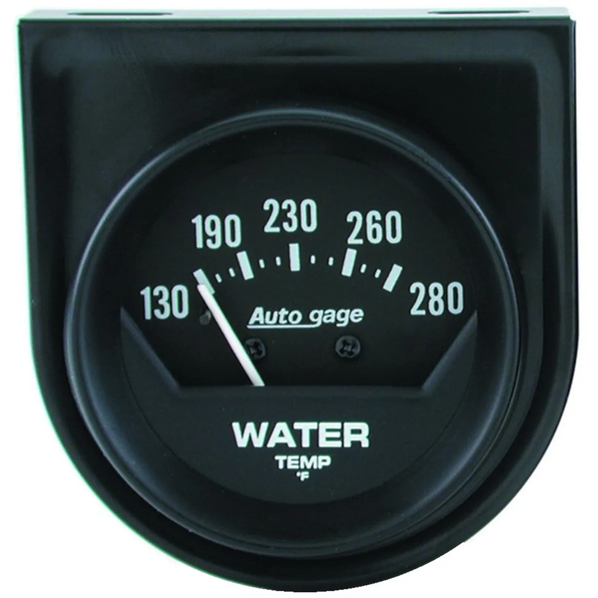 Gauge Console, Water Temp, 2", 280?F, Mech, Short Sweep, Black, AutoGage product image